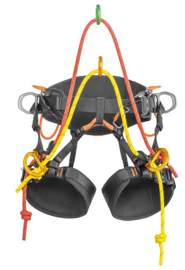 Multi-purpose Tree Climbing Harness 2.0 | SRS/MRS Dual-Mode (Includes Knee Ascender Bungee Kit・Optional Fall Arrest Shoulder Straps)
