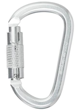 50kN Heavy-Duty Alloy Steel D-Shaped Professional Carabiner Series