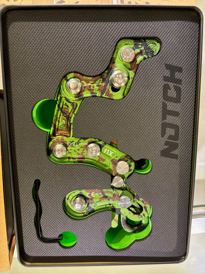 Notch Rope Runner Pro Mechanical Ascender/Descender Limited Splash Camo Series (Black/Pink/Blue Splash / Cyan/Blue Splash / Green/Brown Camo)