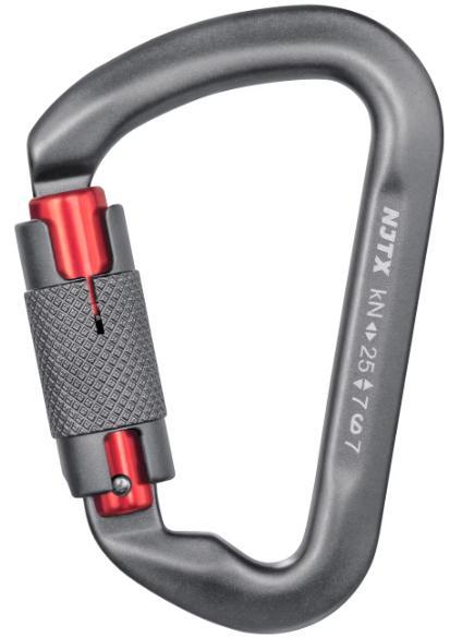 Aluminum Alloy Pear-Shaped HMS Carabiner Series