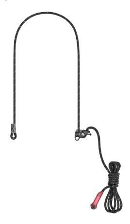 Industrial-grade adjustable static work positioning lanyard