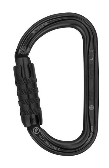 Petzl Am'D Lightweight Asymmetrical D-Shaped High-Strength Aluminum Carabiner
